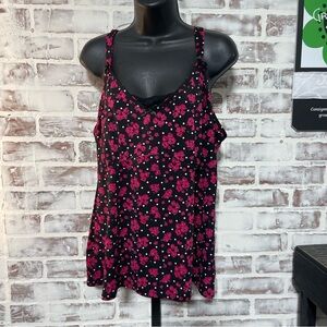 Delta Burke Pink Sleeveless Camisole Relaxed Fit 3XL